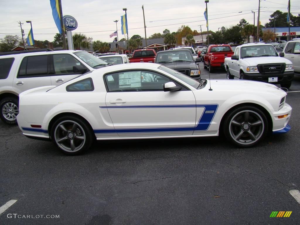 2008 Mustang Saleen Dan Gurney Edition - Performance White / Dark Charcoal photo #5