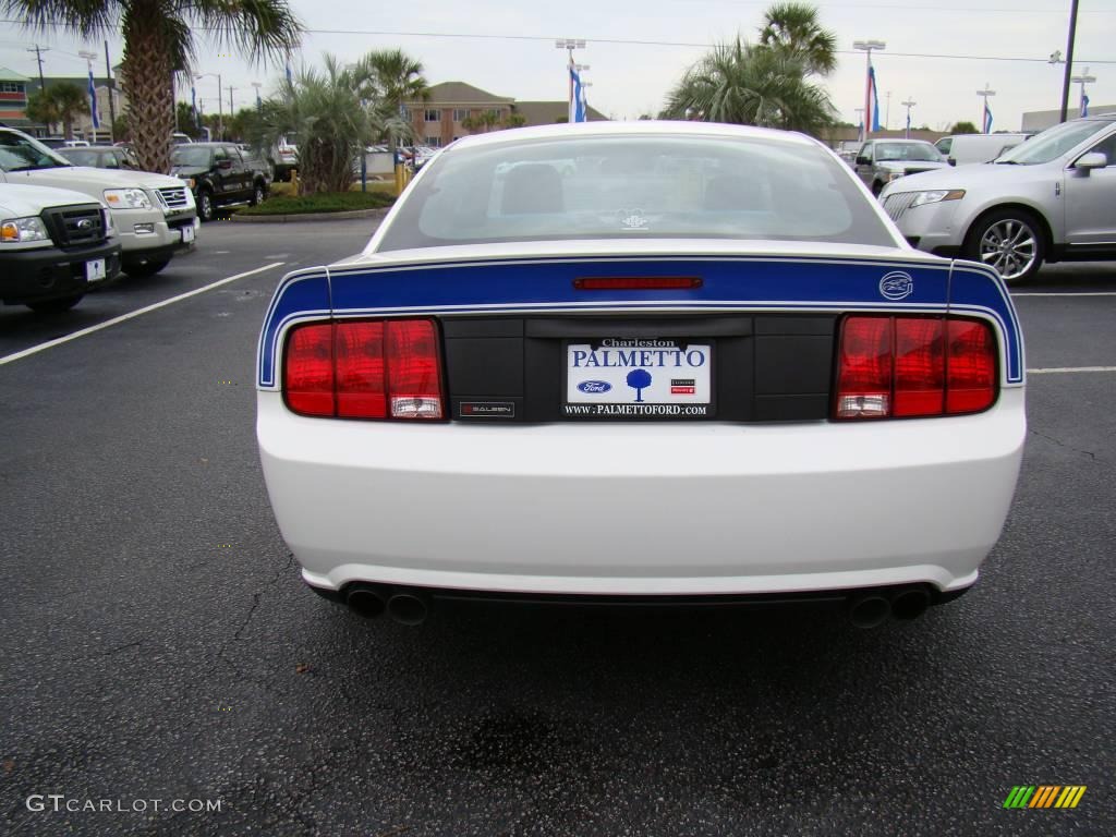2008 Mustang Saleen Dan Gurney Edition - Performance White / Dark Charcoal photo #7