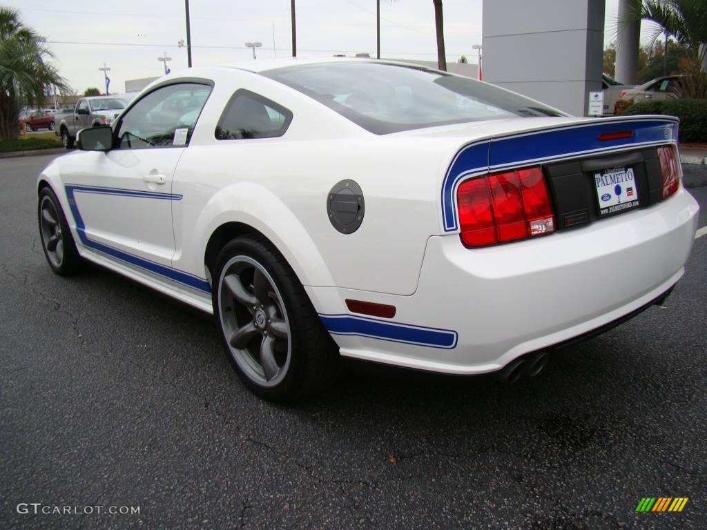 2008 Mustang Saleen Dan Gurney Edition - Performance White / Dark Charcoal photo #8