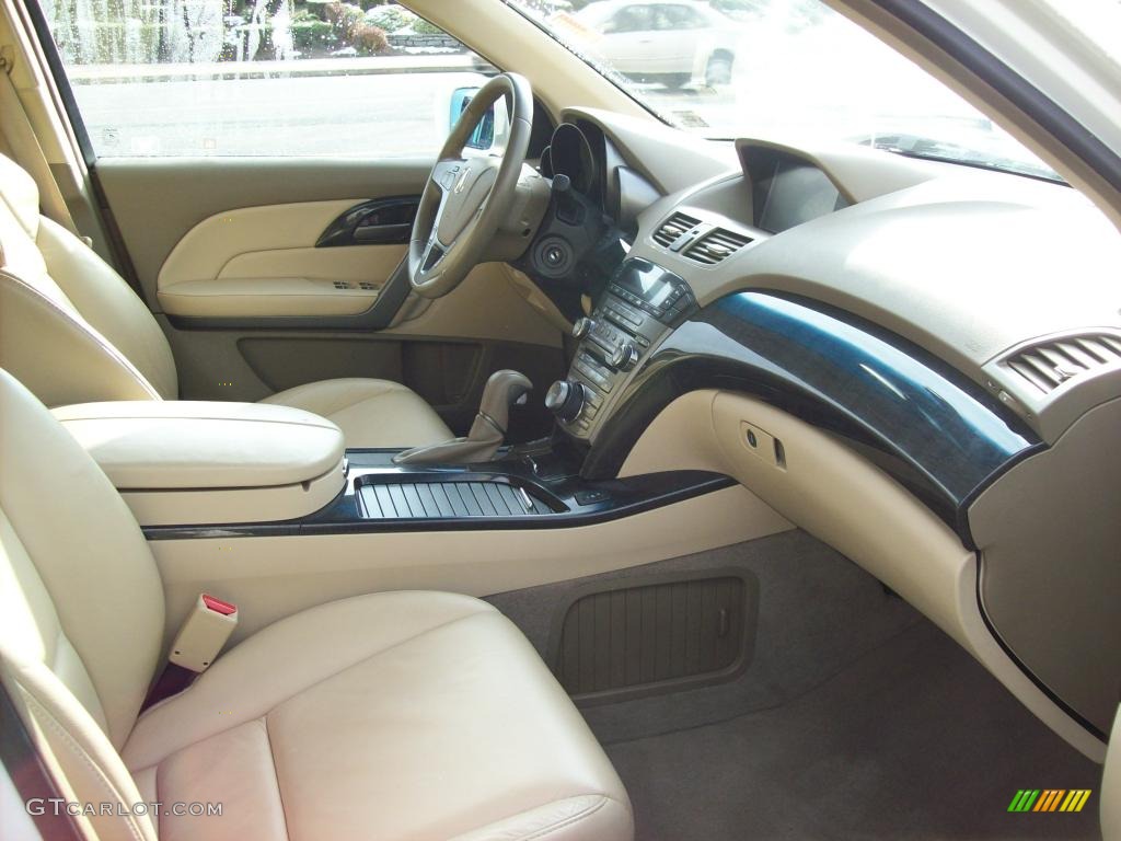 2007 MDX Technology - Aspen White Pearl / Taupe photo #13