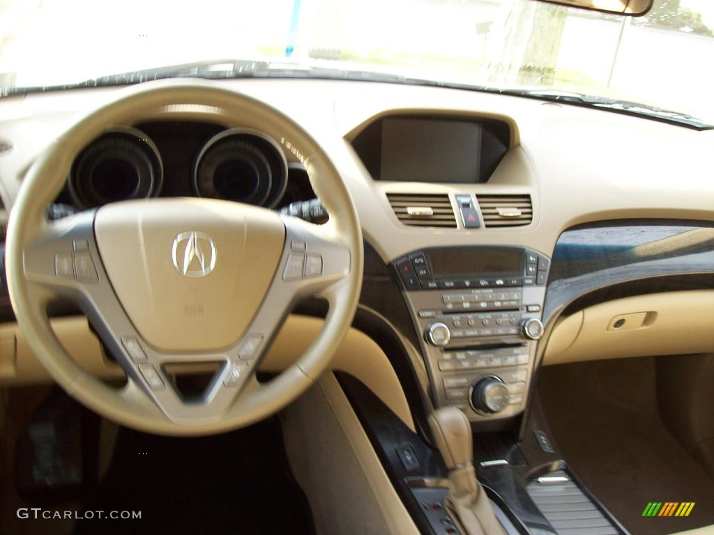 2007 MDX Technology - Aspen White Pearl / Taupe photo #14