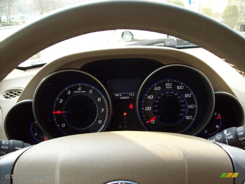 2007 MDX Technology - Aspen White Pearl / Taupe photo #16