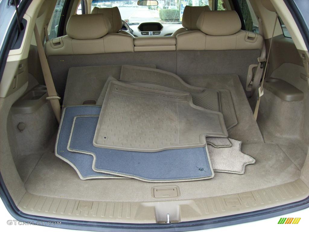 2007 MDX Technology - Aspen White Pearl / Taupe photo #23