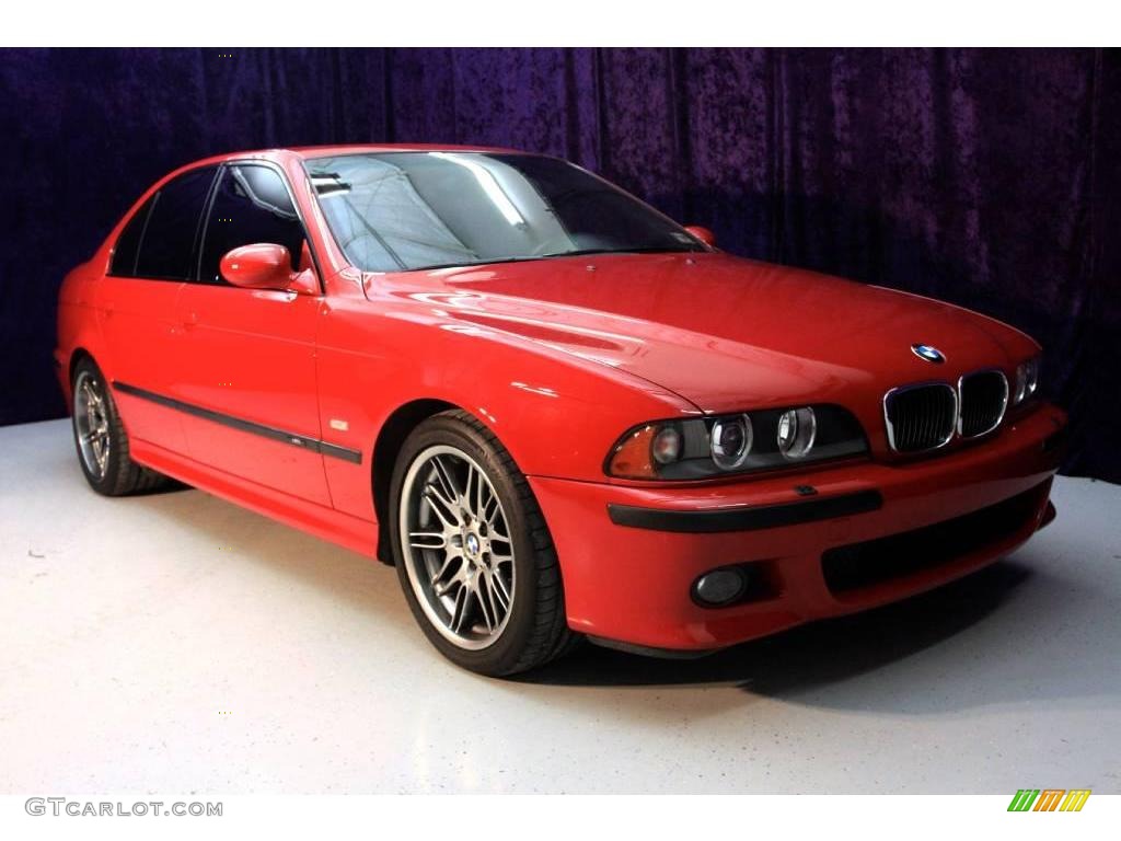 2001 M5 Sedan - Imola Red / Black photo #1