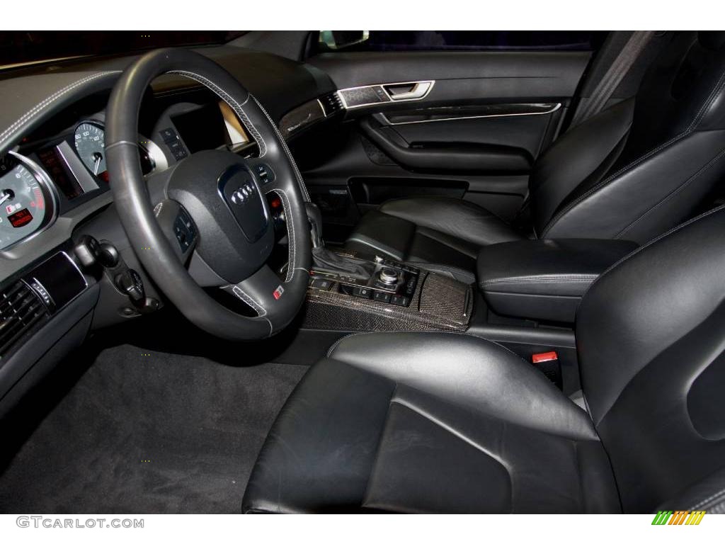 2008 S6 5.2 quattro Sedan - Ibis White / Black photo #5