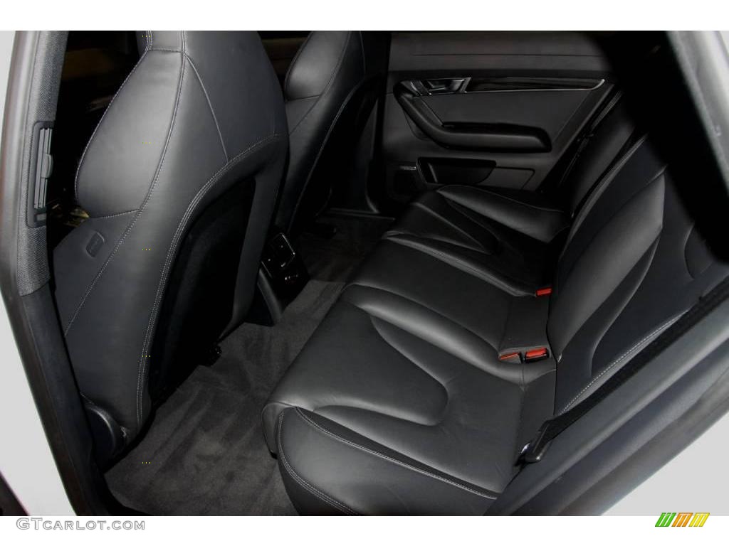 2008 S6 5.2 quattro Sedan - Ibis White / Black photo #7