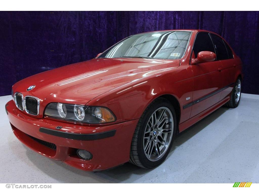 2001 M5 Sedan - Imola Red / Black photo #40