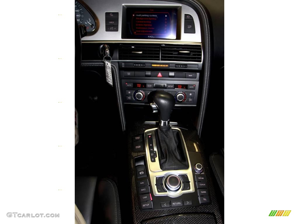 2008 S6 5.2 quattro Sedan - Ibis White / Black photo #23