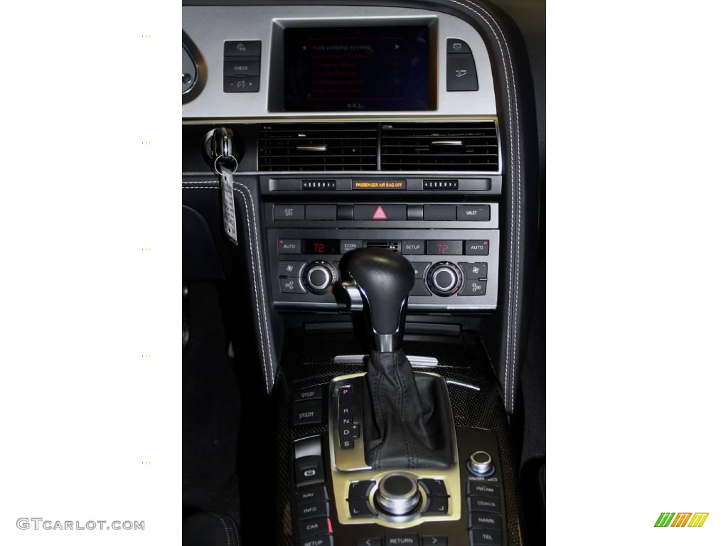 2008 S6 5.2 quattro Sedan - Ibis White / Black photo #24