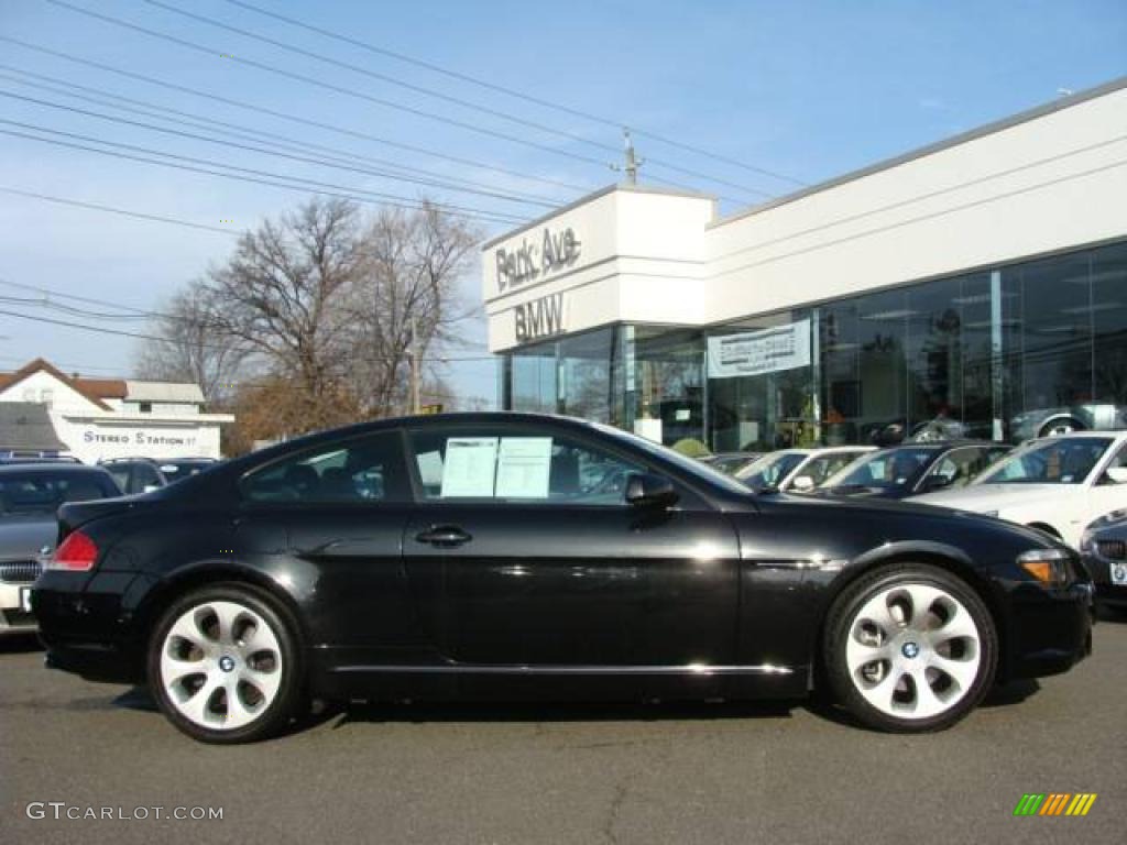 Jet Black BMW 6 Series