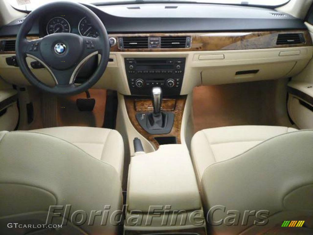 2008 3 Series 328i Coupe - Alpine White / Beige photo #15