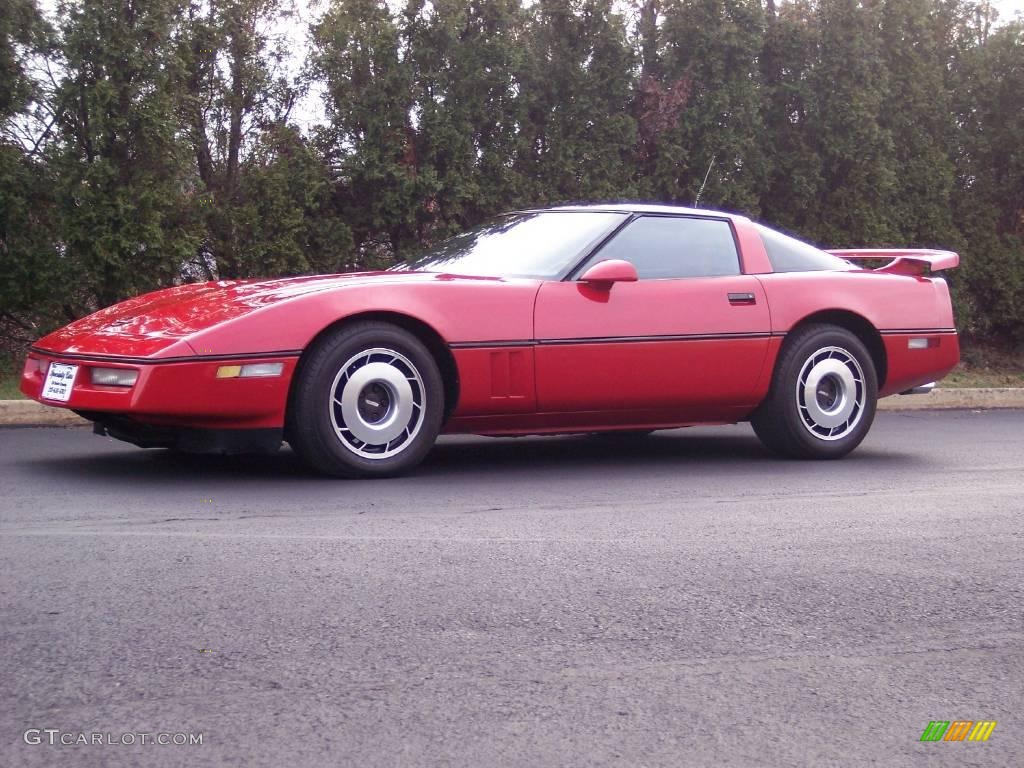 1985 Corvette Coupe - Bright Red / Carmine Red photo #1