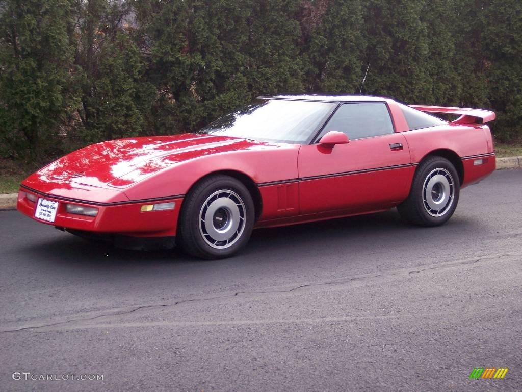 1985 Corvette Coupe - Bright Red / Carmine Red photo #4
