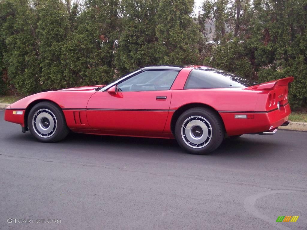 1985 Corvette Coupe - Bright Red / Carmine Red photo #7