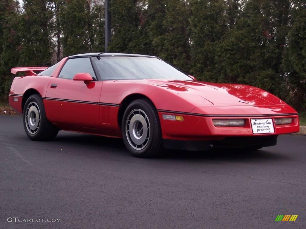 1985 Corvette Coupe - Bright Red / Carmine Red photo #20