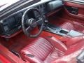 1985 Bright Red Chevrolet Corvette Coupe  photo #26