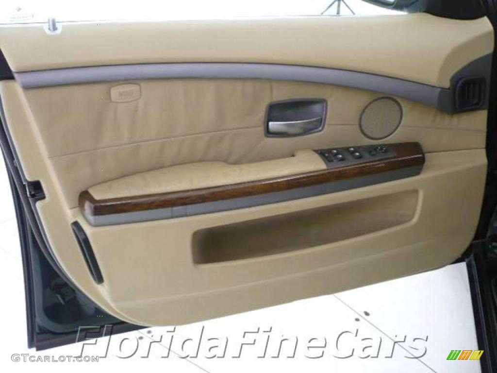 2002 7 Series 745i Sedan - Oxford Green Metallic / Beige III photo #11