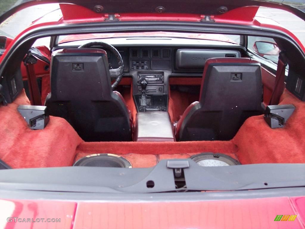 1985 Corvette Coupe - Bright Red / Carmine Red photo #38