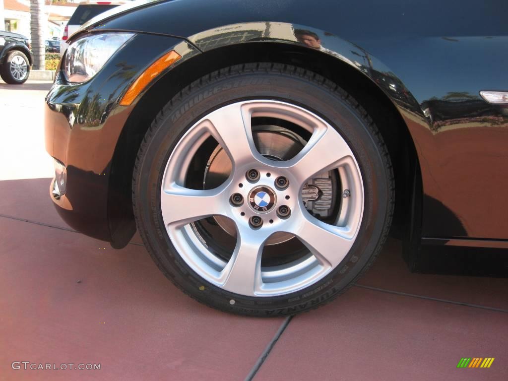 2007 3 Series 328i Coupe - Black Sapphire Metallic / Black Dakota Leather photo #8