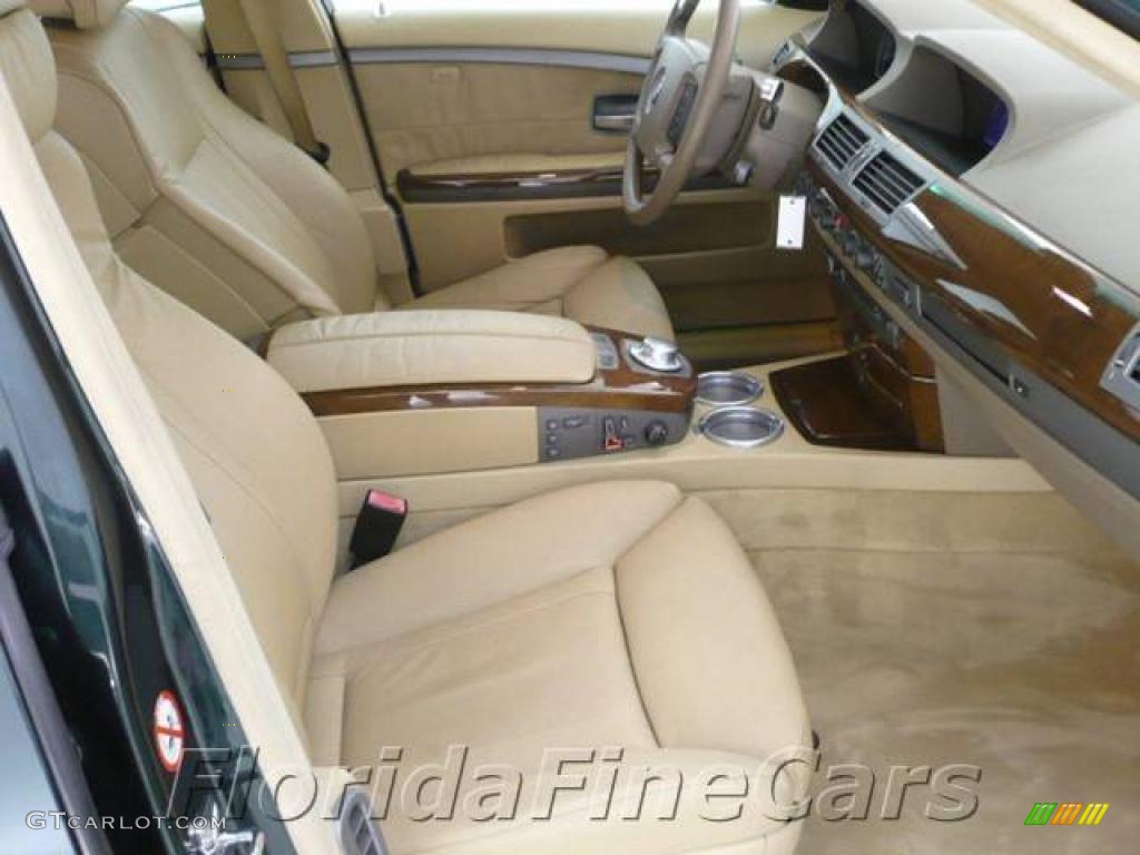 2002 7 Series 745i Sedan - Oxford Green Metallic / Beige III photo #13