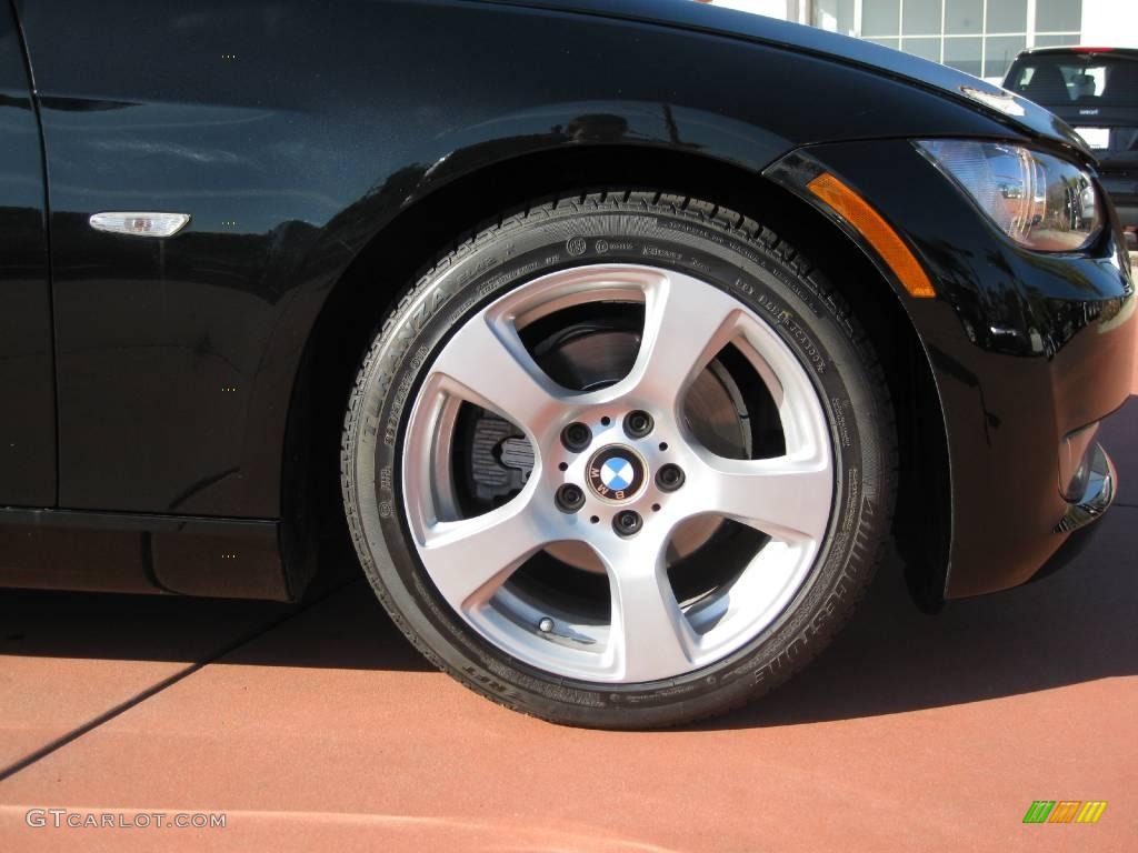 2007 3 Series 328i Coupe - Black Sapphire Metallic / Black Dakota Leather photo #9