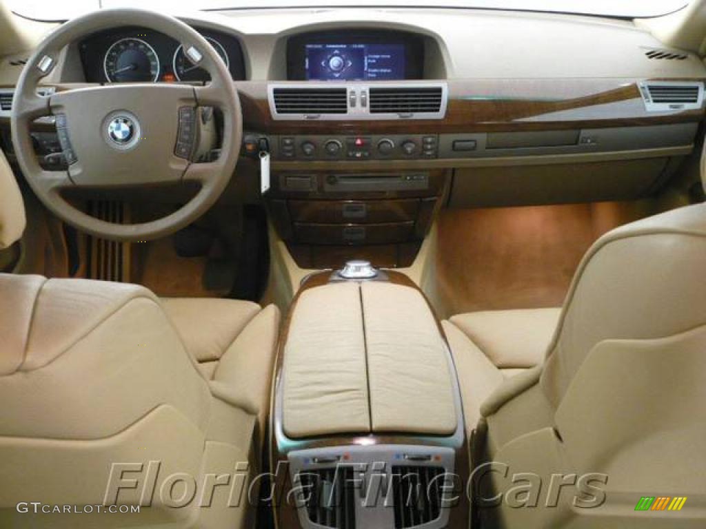 2002 7 Series 745i Sedan - Oxford Green Metallic / Beige III photo #15