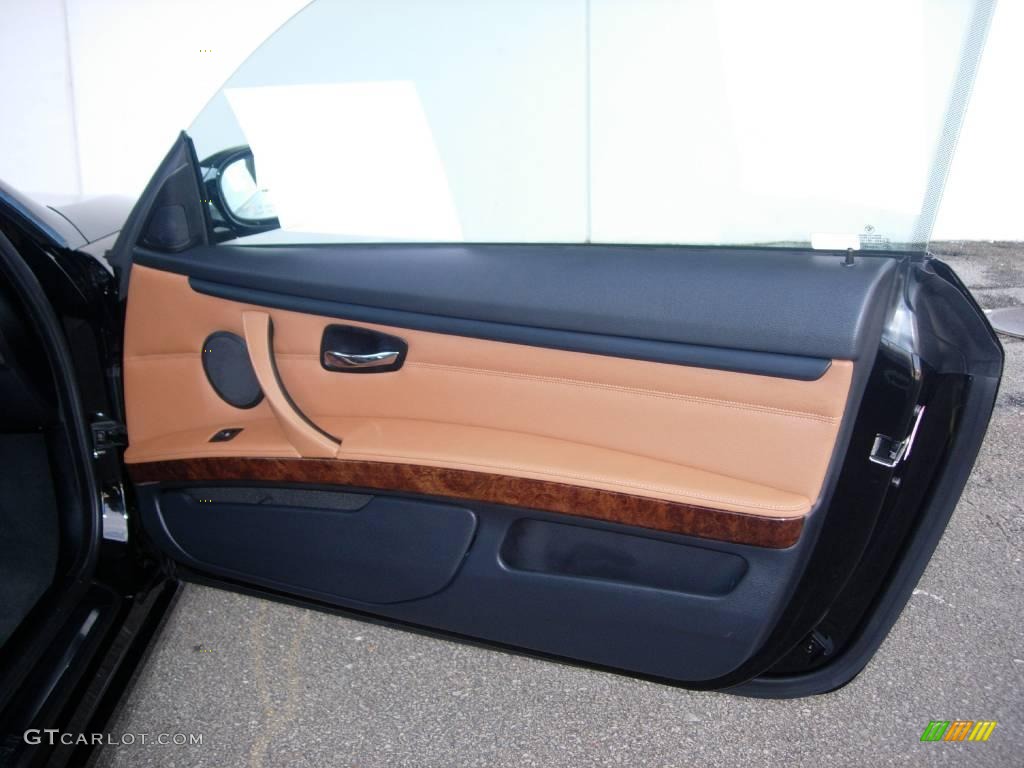 2009 3 Series 335i Coupe - Jet Black / Saddle Brown Dakota Leather photo #15