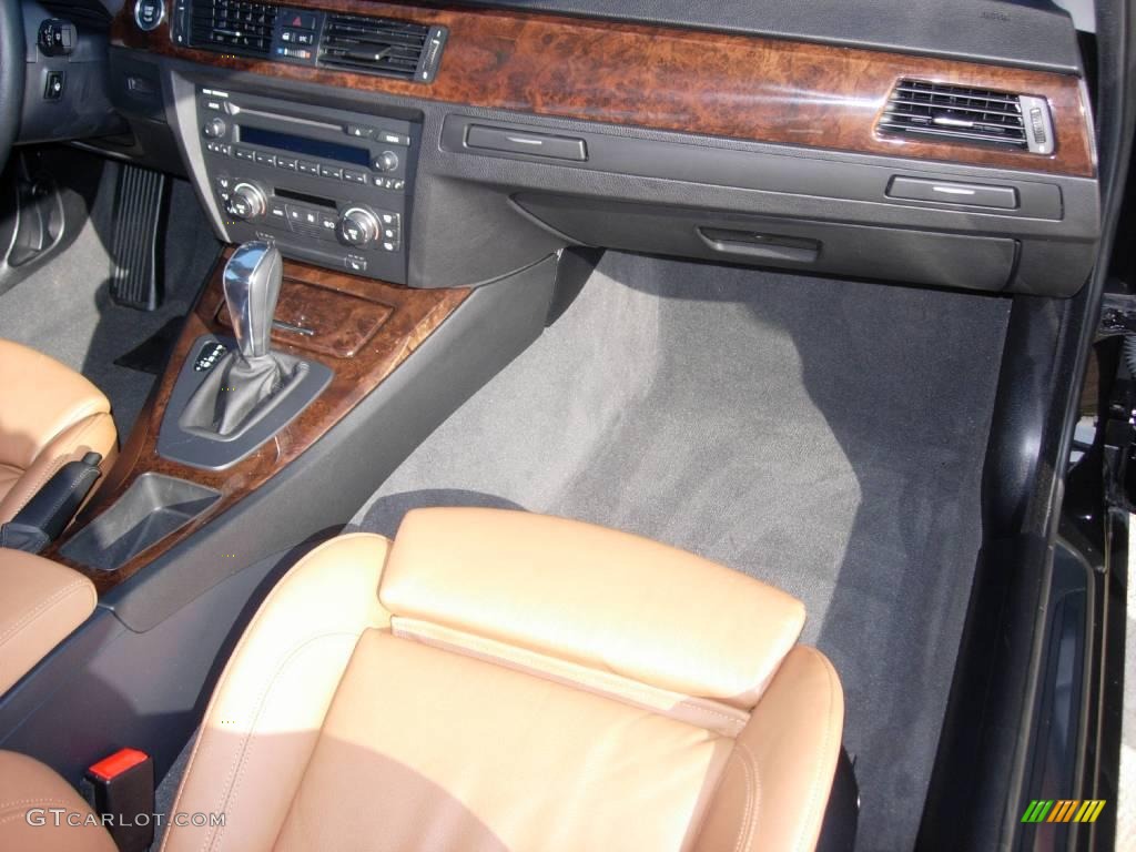 2009 3 Series 335i Coupe - Jet Black / Saddle Brown Dakota Leather photo #19