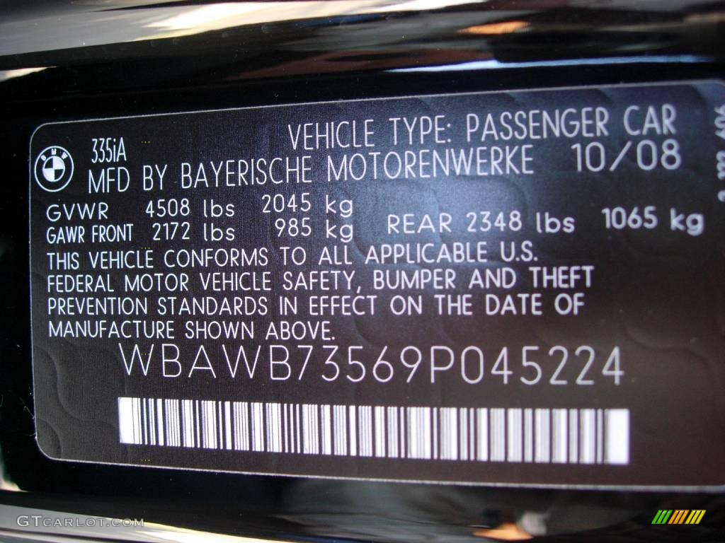 2009 3 Series 335i Coupe - Jet Black / Saddle Brown Dakota Leather photo #28