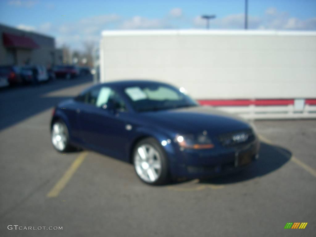 2004 TT 1.8T quattro Coupe - Moro Blue Pearl Effect / Aviator Grey photo #2