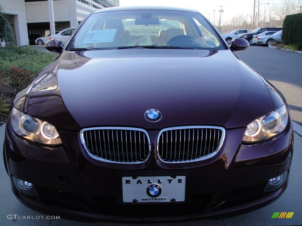 2009 3 Series 328xi Coupe - Barbara Red Metallic / Cream Beige Dakota Leather photo #2