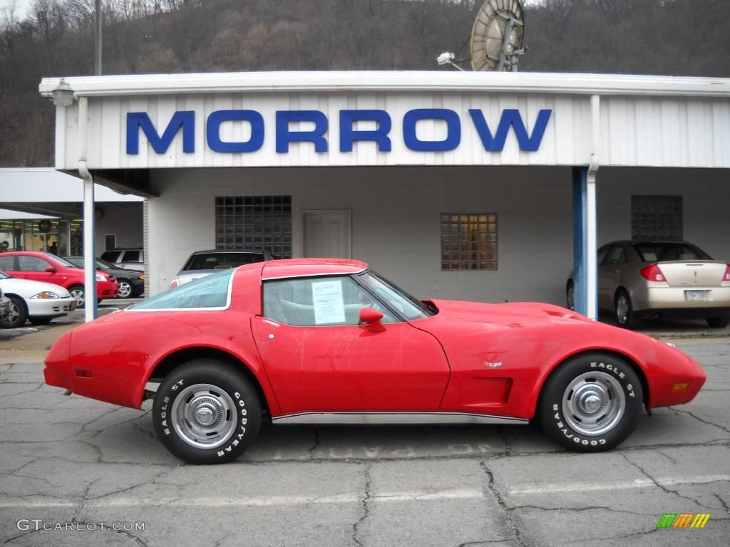 1978 Corvette Coupe - Red / Oyster photo #1