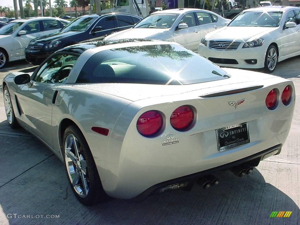 2007 Corvette Coupe - Machine Silver Metallic / Titanium photo #5