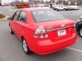 2007 Victory Red Chevrolet Aveo LT Sedan  photo #2