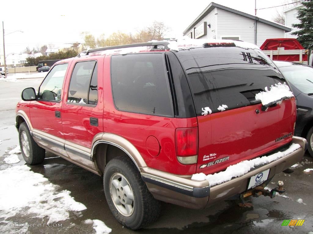 1997 Blazer LS 4x4 - Apple Red / Neutral photo #3