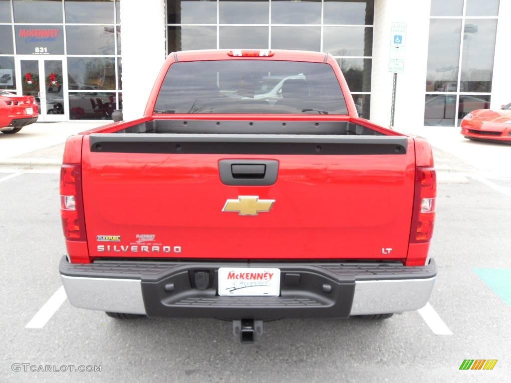 2009 Silverado 1500 LT Crew Cab - Victory Red / Ebony photo #3