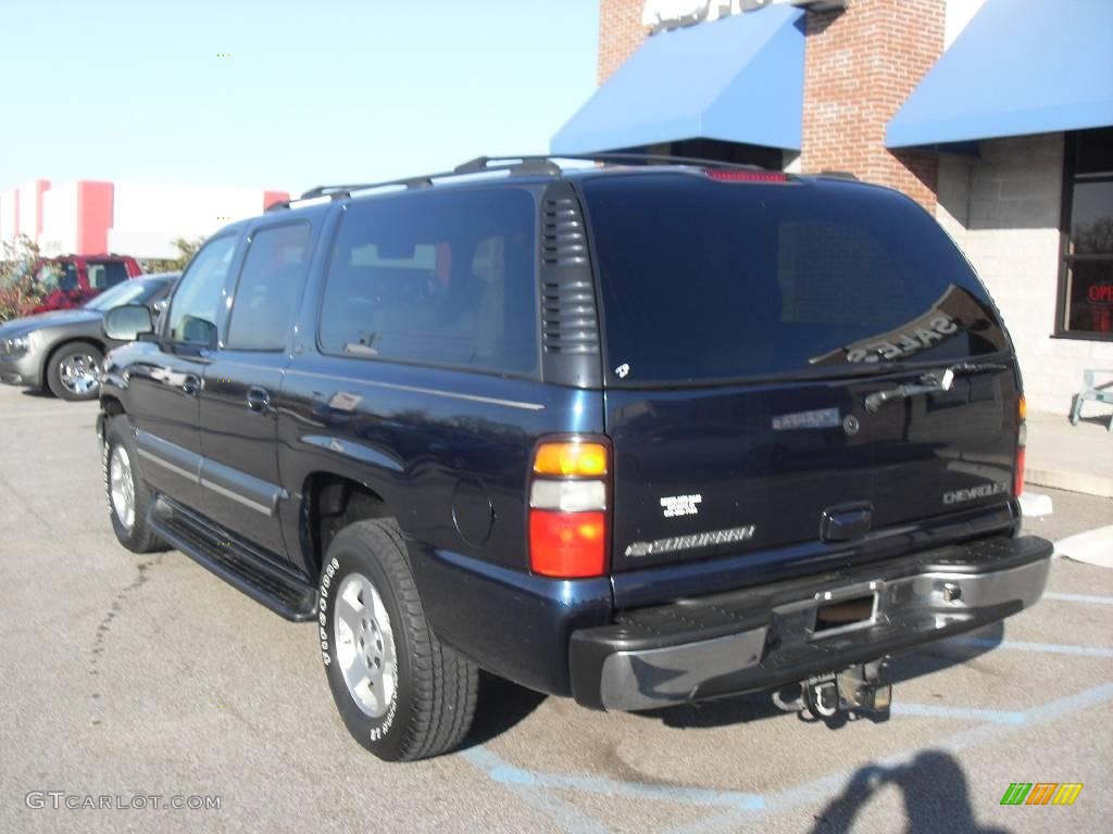 2004 Suburban 1500 LT - Dark Blue Metallic / Gray/Dark Charcoal photo #8