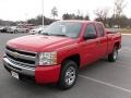 2010 Victory Red Chevrolet Silverado 1500 LS Extended Cab  photo #1