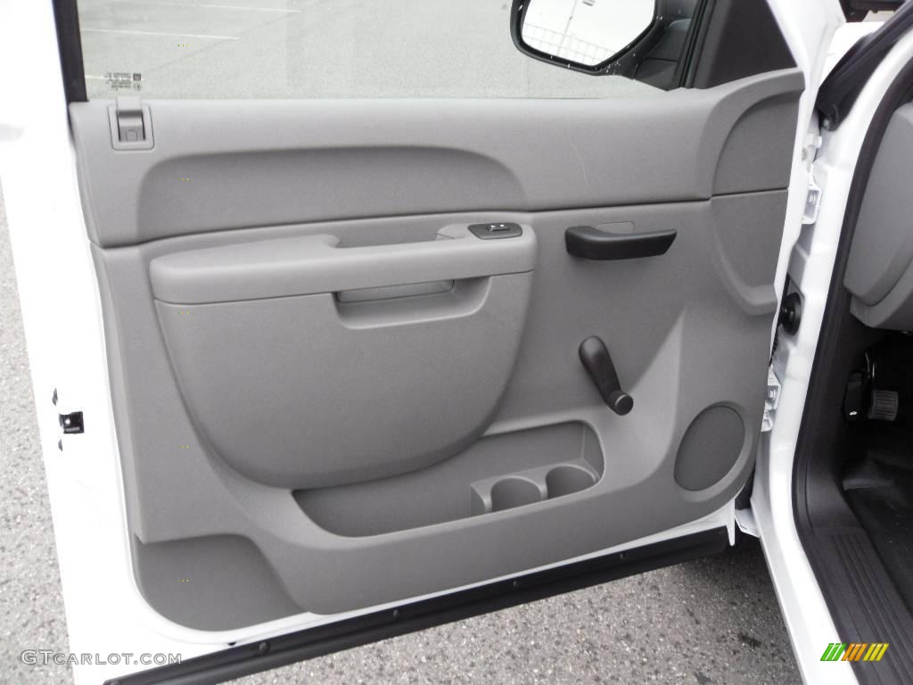 2010 Silverado 1500 Extended Cab - Summit White / Dark Titanium photo #7