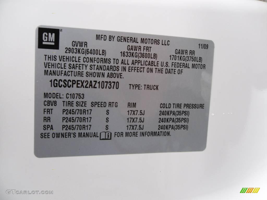 2010 Silverado 1500 Extended Cab - Summit White / Dark Titanium photo #8