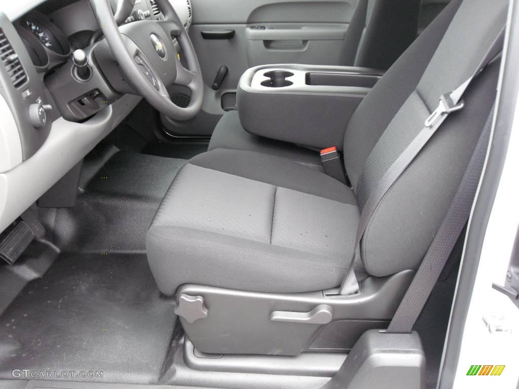 2010 Silverado 1500 Extended Cab - Summit White / Dark Titanium photo #9