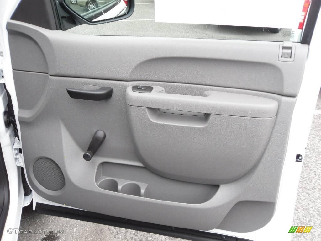 2010 Silverado 1500 Extended Cab - Summit White / Dark Titanium photo #17