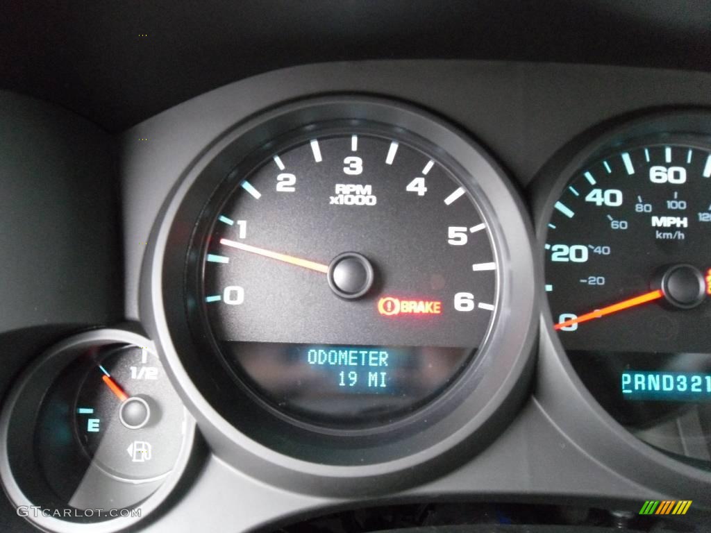 2010 Silverado 1500 Extended Cab - Summit White / Dark Titanium photo #25