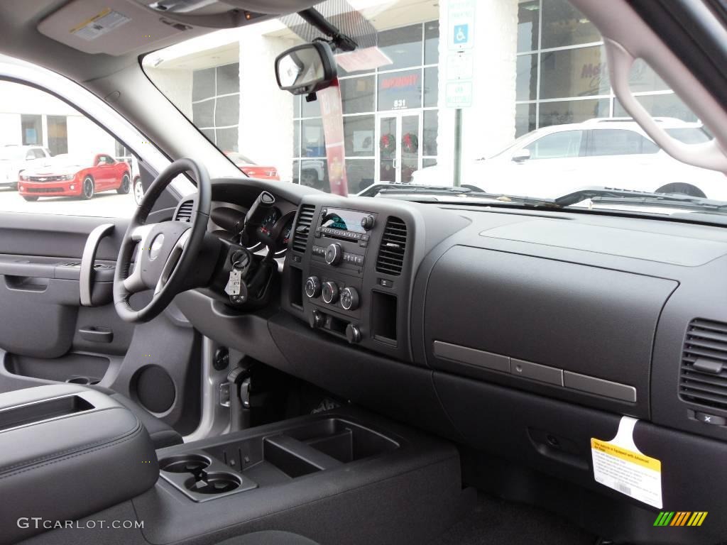 2010 Silverado 1500 LT Crew Cab - Sheer Silver Metallic / Ebony photo #18