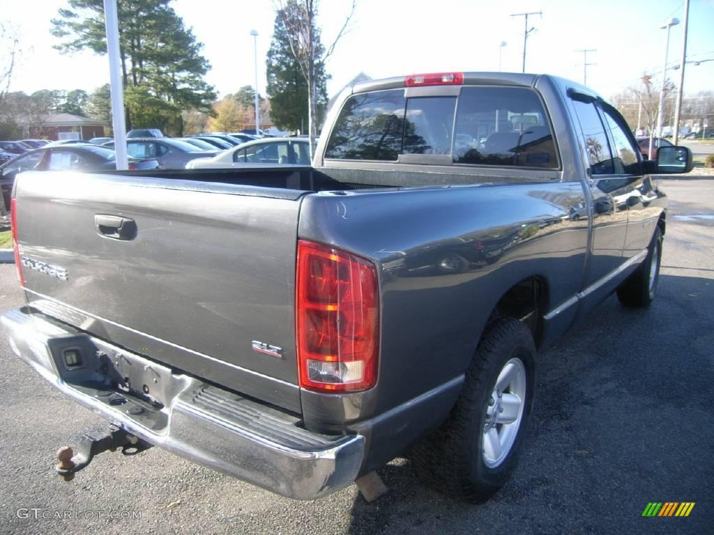 2004 Ram 1500 SLT Quad Cab - Graphite Metallic / Dark Slate Gray photo #7