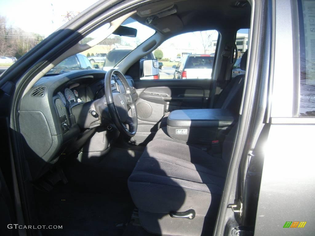 2004 Ram 1500 SLT Quad Cab - Graphite Metallic / Dark Slate Gray photo #15