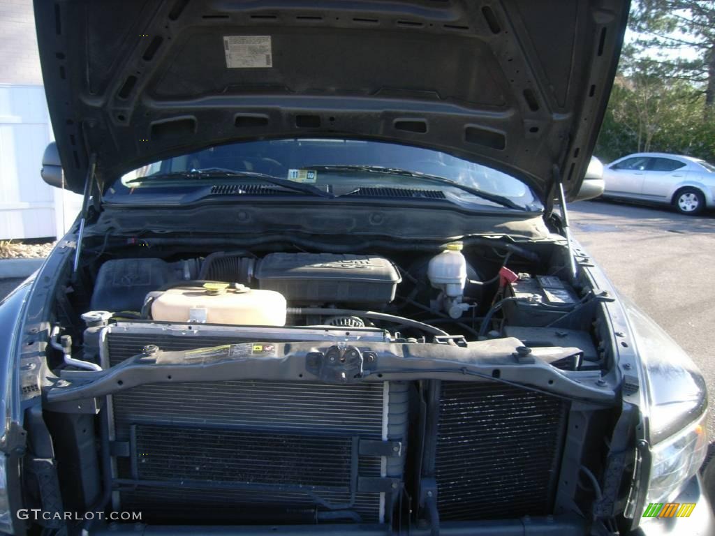 2004 Ram 1500 SLT Quad Cab - Graphite Metallic / Dark Slate Gray photo #19