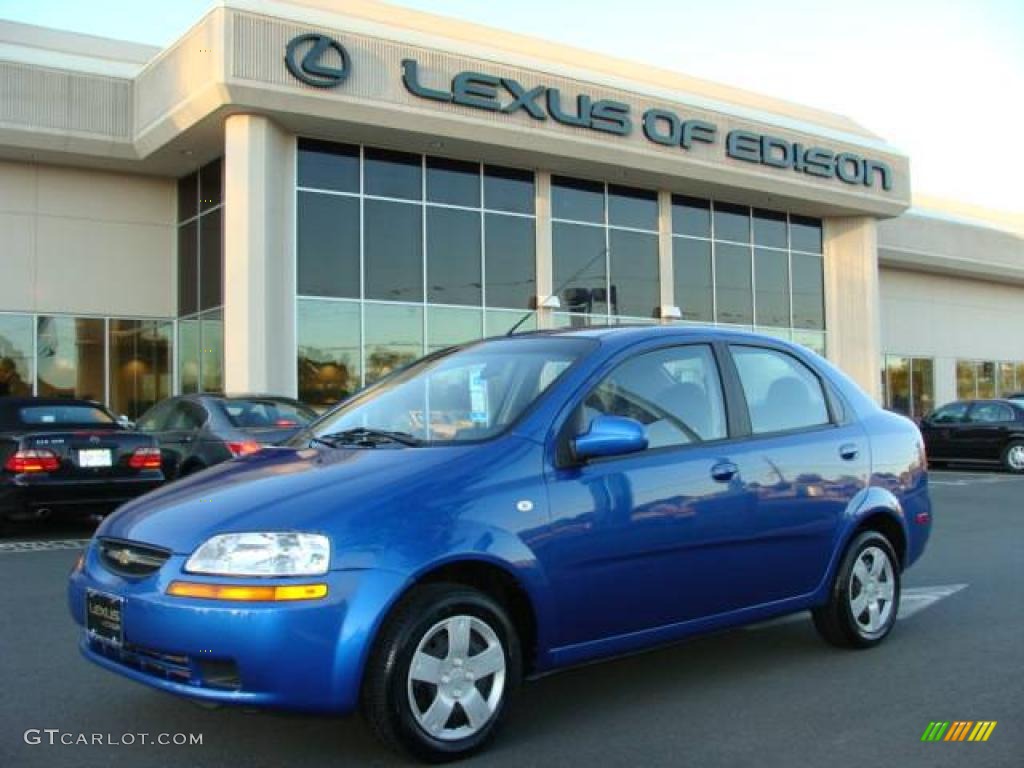 2006 Aveo LS Sedan - Bright Blue / Charcoal photo #1