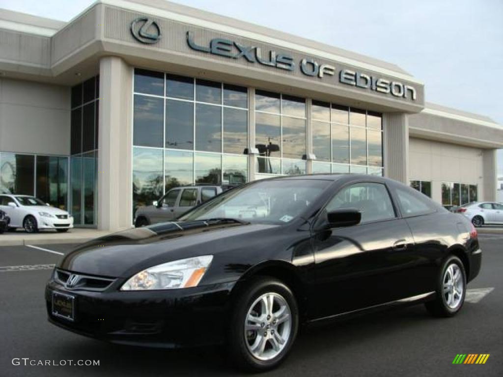 2006 Accord EX Coupe - Nighthawk Black Pearl / Black photo #1