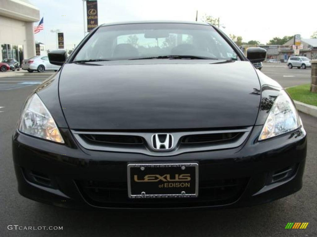 2006 Accord EX Coupe - Nighthawk Black Pearl / Black photo #2